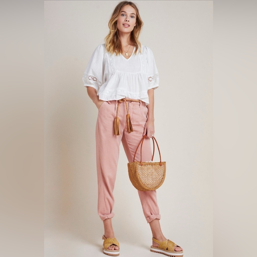 NWT! Anthropologie Scout Tapered Slim Pants - Size 25🍟